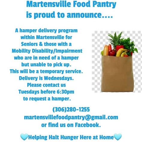 martensville food bank.